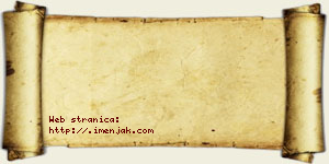 Jovana Mečanin vizit kartica